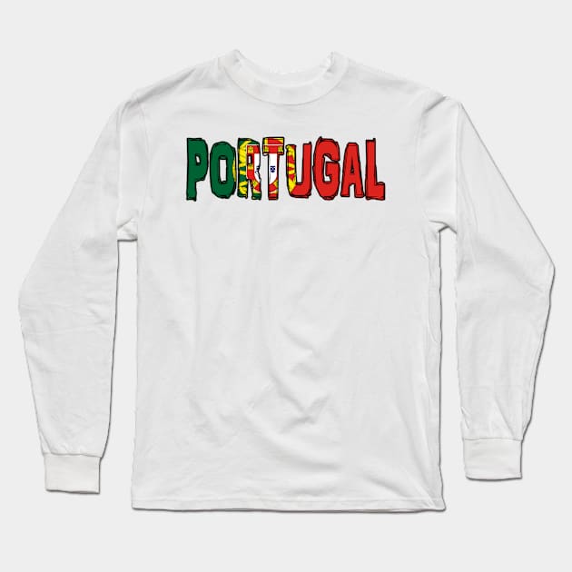 Portugal Long Sleeve T-Shirt by Design5_by_Lyndsey